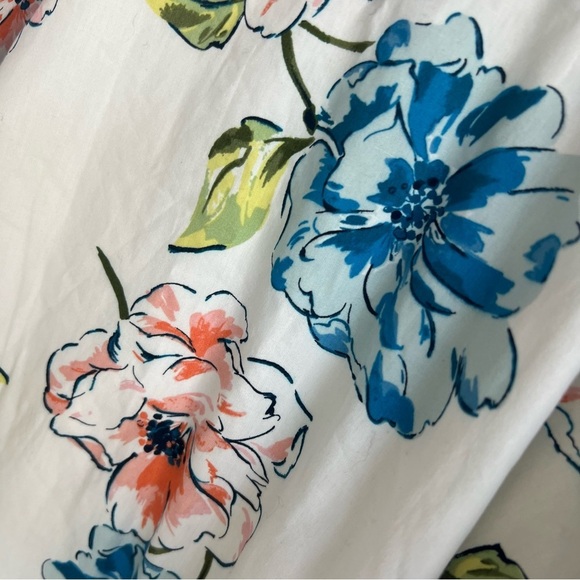 Abercrombie & Fitch Size 13/14 Floral Ruched Puff Sleeve Dress NEW! - Picture 7 of 8